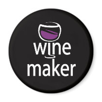Wine Maker Refrigerator Magnet