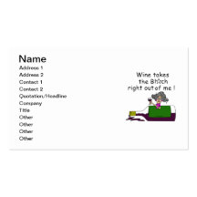 Wine Mellows Me Business Cards