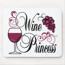 Wine Princess Mouse Pads