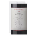 Wine Tasting Event Invitation photo cards