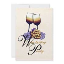 Wine Tasting Party Invitation