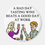 WINE tasting taster design Fridge Magnet