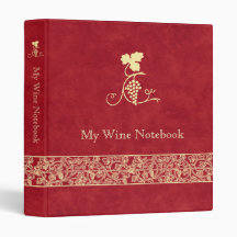Wine theme binders