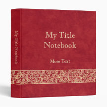 Wine theme vinyl binders