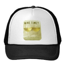 WINE TIME CHARDONNAY PRINT HATS