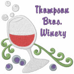 Wine Toast embroidered shirts