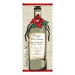 Wine Varietal and Whimsical Bottle Holiday Party Personalized Announcements