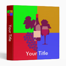 Wine Vinyl Binder