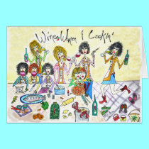 Wine Women & Cookin cards