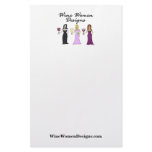 Wine Women Designs Promotional stationery