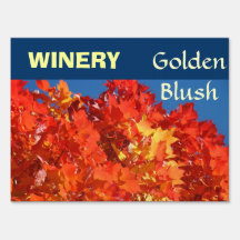 WINERY Custom Name outdoor Signs Wine Tasting