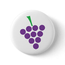 winery grapes logo symbol violet button