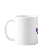 winery grapes logo symbol violet coffee mug