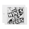 Wines & Liquors Retro Style Advert invitations