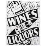 Wines & Liquors Retro Style Advert letterhead