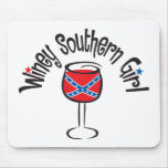 Winey Southern Girl1 Mouse Mats