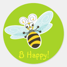Wing-Nutz™_Bumble Bee (Buzz)_ B Happy! Stickers