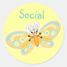 Wing-Nutz™_Social Butterfly (Beatrice)_ Sweet&Fun Sticker