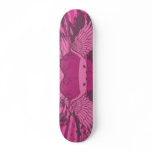 winged broken heart art skateboards