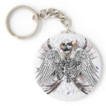 Winged Death Key Chain