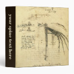 Winged Flying Machine Sketch by Leonardo da Vinci Vinyl Binders