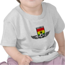 Winged Ghana soccer football emblem Shirt