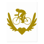 Winged-Heart-Cicling.png Postcard