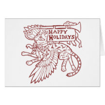 Winged Herald Holiday Card