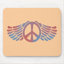 Winged Peace Mousepad