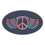 Winged Peace stickers
