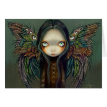 "Winged Seer" Greeting Card