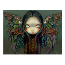 "Winged Seer" Postcard
