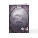 Winged Skull Elegant Vintage Gothic Mother's Day Cards