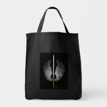 Winged Sword Canvas Bag