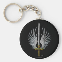 Winged Sword Key Chain