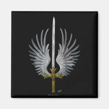Winged Sword Magnet
