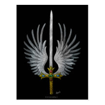 Winged Sword Post Card