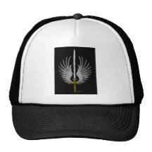 Winged Sword Trucker Hats