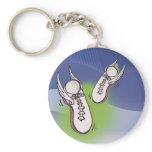 Winged Tennis Shoes Keychain