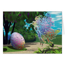 Winged Things - Easter Egg Hunt (message) Card