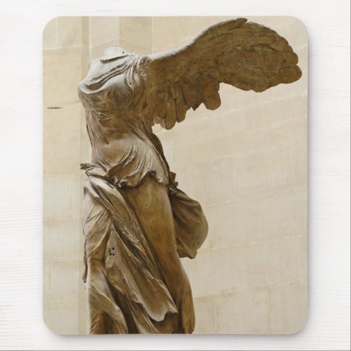 Winged Victory of Samothrace Mousepads