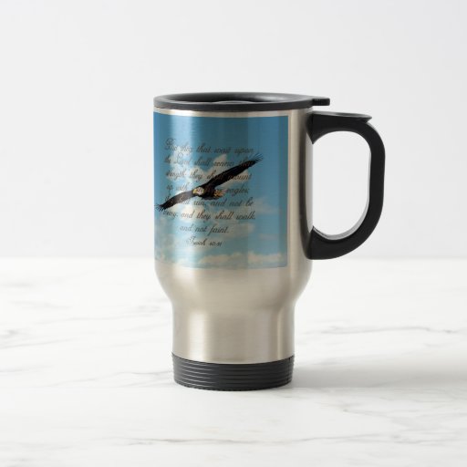 Wings as Eagles, Isaiah 40:31 Christian Bible Coffee Mug