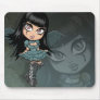 Wings Goth Babe Mousepad