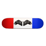 " WINGS IN RED , WHITE , AND BLUE " . SKATE BOARD DECKS
