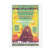 Wings of A Century Chicago World's Fair Postcards
