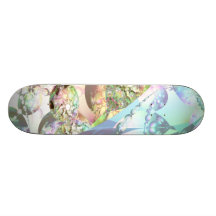 Wings of Angels – Celestite & Amethyst Crystals Skate Decks