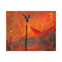 Wings Of Fire Canvas Prints
