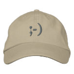 ;-) Wink Smiley embroidered hats
