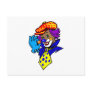 Winking Clown with Marble Postcards