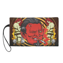 Winking Devil Wristlet Clutches